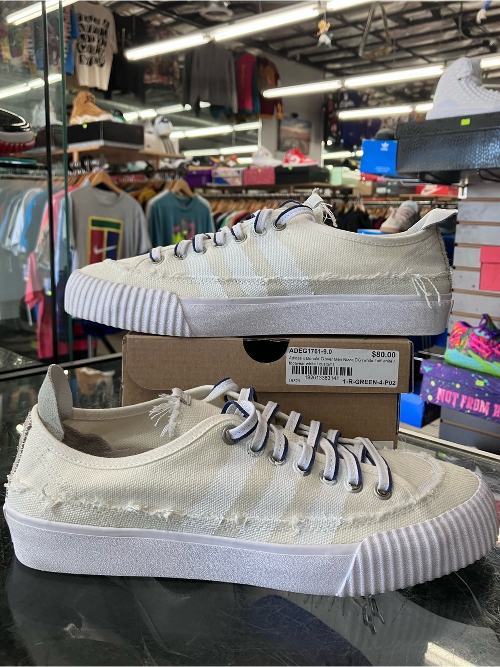 Adidas Nizza Donald Glover Off White Size 9